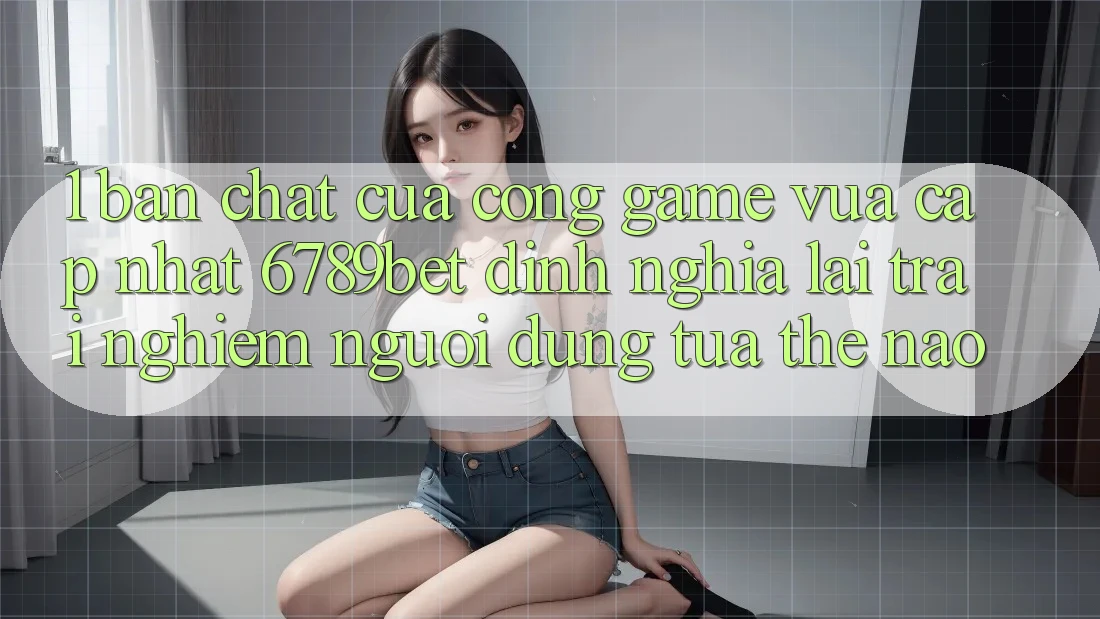 1. Bản Chất Của “Cổng Game Vừa cập nhật”: 6789bet Định Nghĩa Lại Trải Nghiệm Người Dùng Tựa Thế Nào?