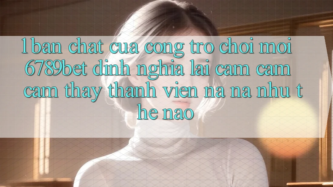 1. Bản Chất Của “Cổng Trò chơi Mới”: 6789bet Định Nghĩa Lại Cảm cảm cảm thấy Thành viên Na ná như Thế Nào?