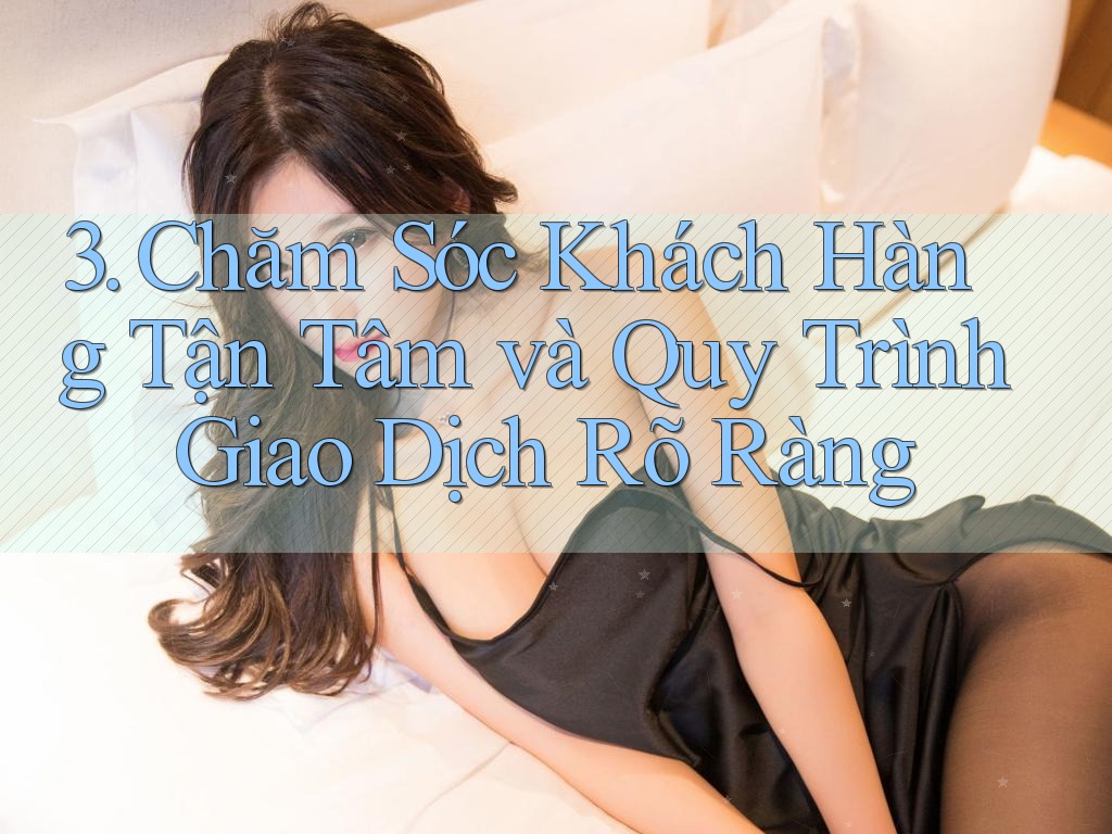 3. Chăm Sóc Khách Hàng Tận Tâm và Quy Trình Giao Dịch Rõ Ràng