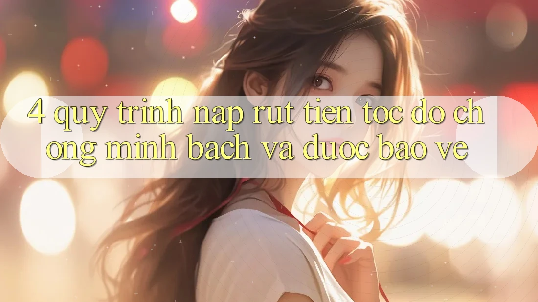 4. Quy Trình Nạp Rút Tiền: Tốc độ Chóng, Minh Bạch và Được bảo vệ