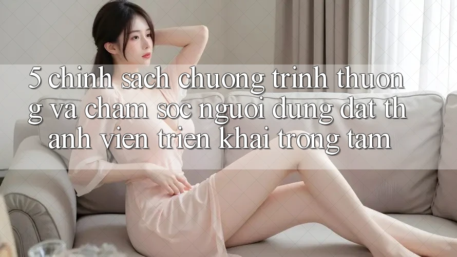 5. Chính Sách Chương trình thưởng Và Chăm Sóc Người dùng: Đặt Thành viên Triển khai Trọng Tâm