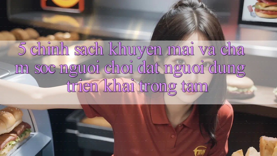 5. Chính Sách Khuyến Mãi Và Chăm Sóc Người chơi: Đặt Người dùng Triển khai Trọng Tâm