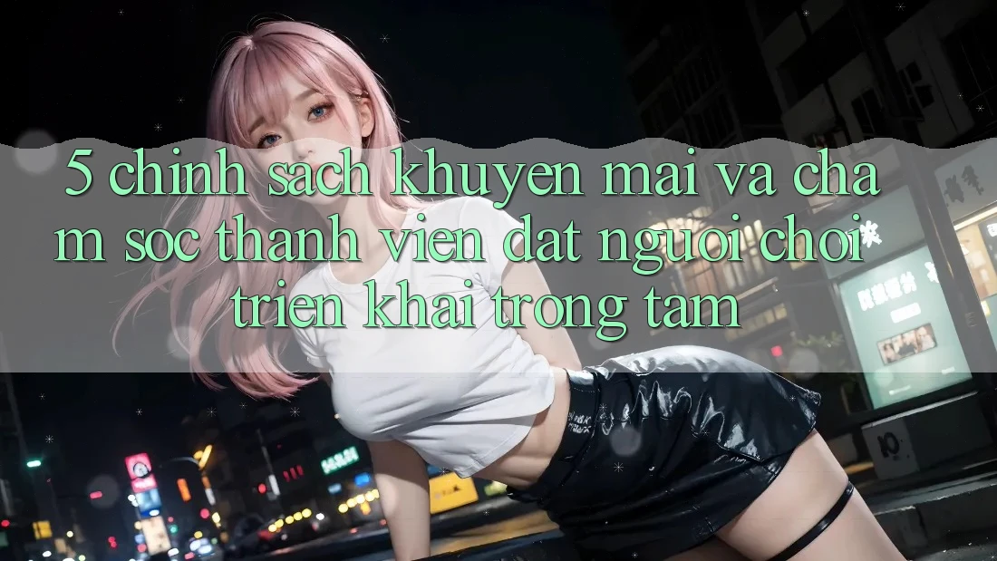 5. Chính sách Khuyến Mãi Và Chăm Sóc Thành viên: Đặt Người Chơi Triển khai Trọng Tâm