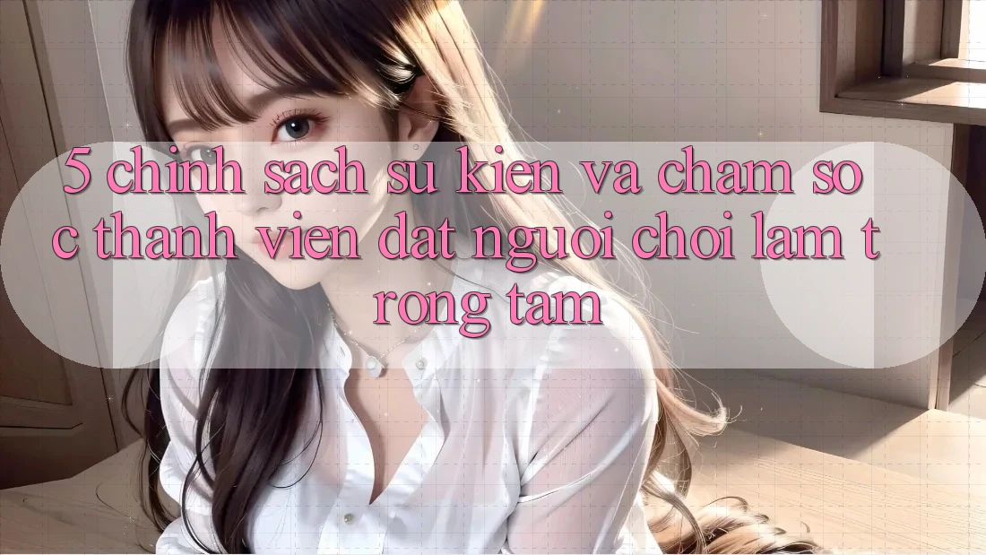 5. Chính Sách Sự kiện Và Chăm sóc thành viên: Đặt Người Chơi Làm Trọng Tâm