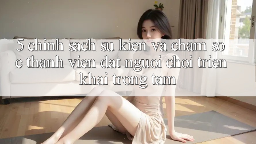 5. Chính Sách Sự kiện Và Chăm Sóc Thành viên: Đặt Người Chơi Triển khai Trọng Tâm