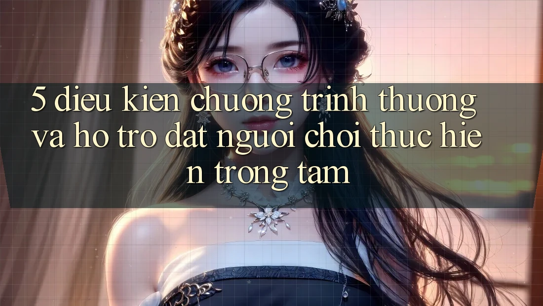 5. Điều kiện Chương trình thưởng Và Hỗ trợ: Đặt Người Chơi Thực hiện Trọng Tâm
