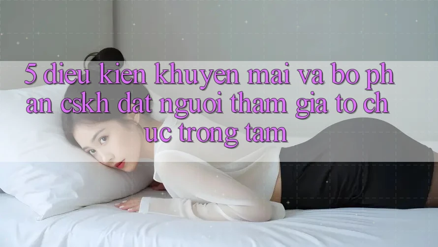 5. Điều kiện Khuyến Mãi Và Bộ phận CSKH: Đặt Người tham gia Tổ chức Trọng Tâm