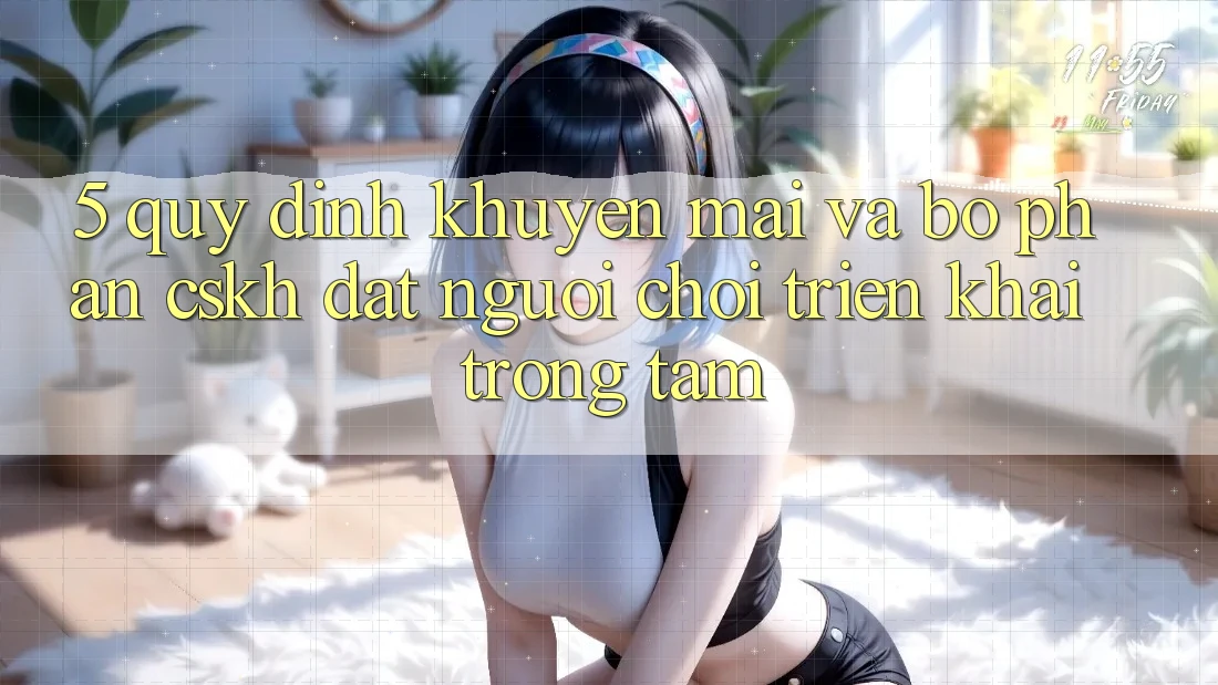 5. Quy định Khuyến Mãi Và Bộ phận CSKH: Đặt Người Chơi Triển khai Trọng Tâm