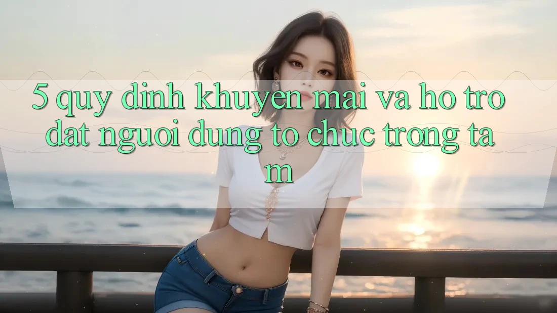 5. Quy định Khuyến Mãi Và Hỗ trợ: Đặt Người dùng Tổ chức Trọng Tâm