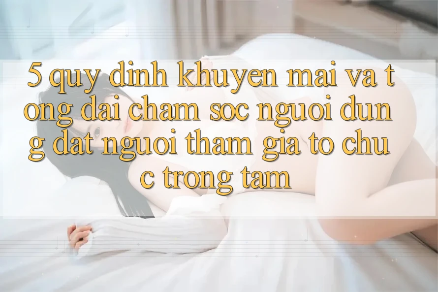 5. Quy định Khuyến Mãi Và Tổng đài chăm sóc người dùng: Đặt Người tham gia Tổ chức Trọng Tâm