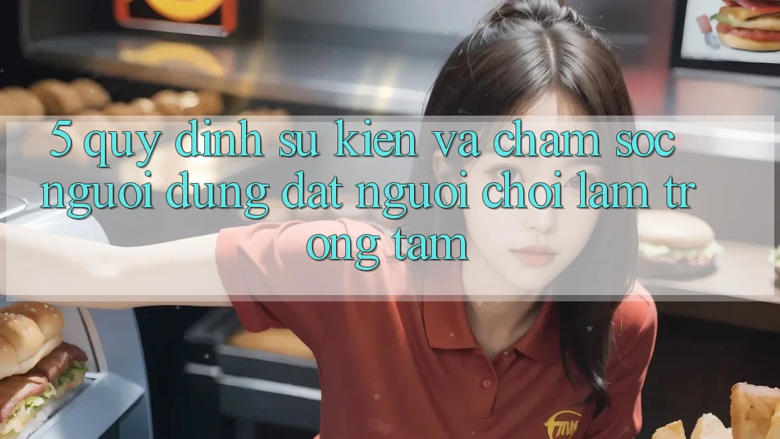 5. Quy định Sự kiện Và Chăm Sóc Người dùng: Đặt Người Chơi Làm Trọng Tâm