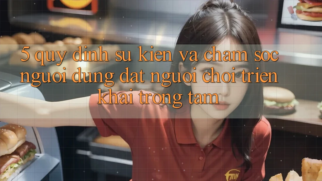 5. Quy định Sự kiện Và Chăm Sóc Người dùng: Đặt Người Chơi Triển khai Trọng Tâm