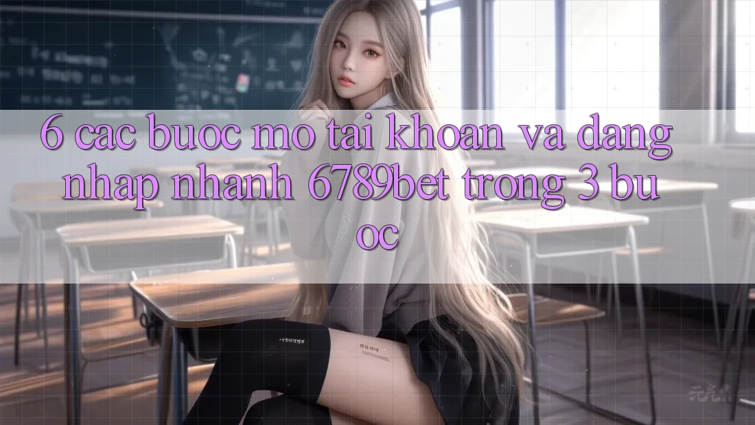 6. Các bước Mở tài khoản và Đăng Nhập Nhanh 6789bet Trong 3 Bước