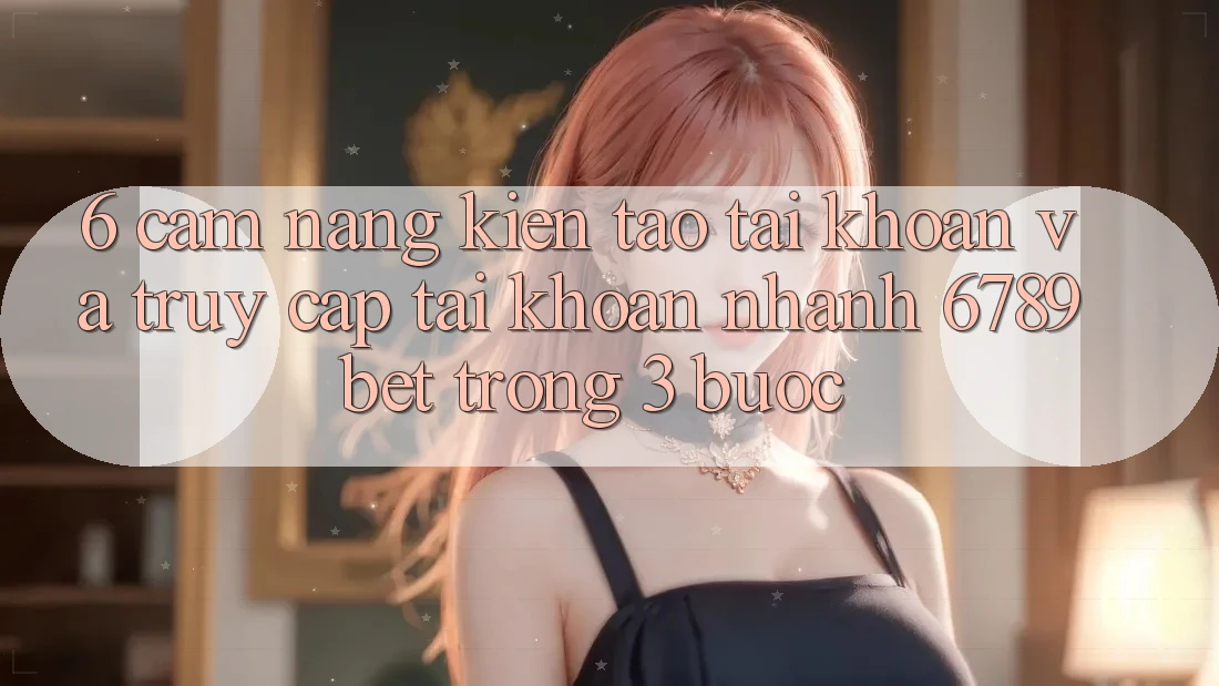 6. Cẩm nang Kiến tạo tài khoản và Truy cập tài khoản Nhanh 6789bet Trong 3 Bước