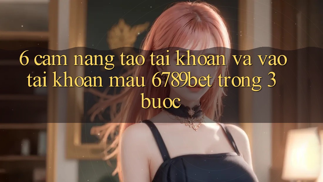 6. Cẩm nang Tạo tài khoản và Vào tài khoản Mau 6789bet Trong 3 Bước