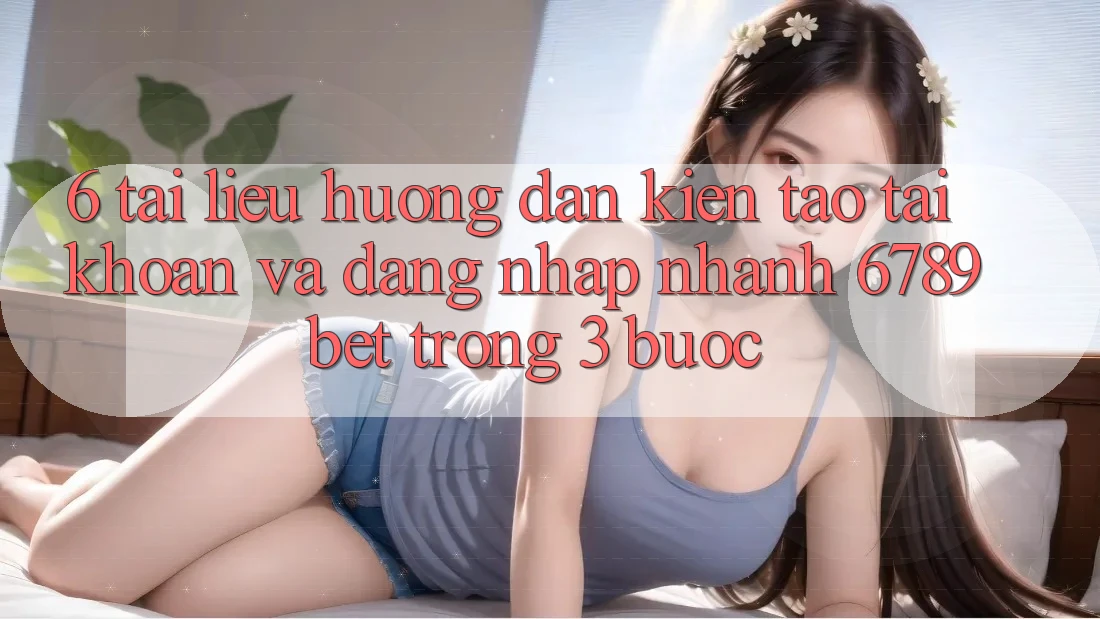 6. Tài liệu hướng dẫn Kiến tạo tài khoản và Đăng Nhập Nhanh 6789bet Trong 3 Bước