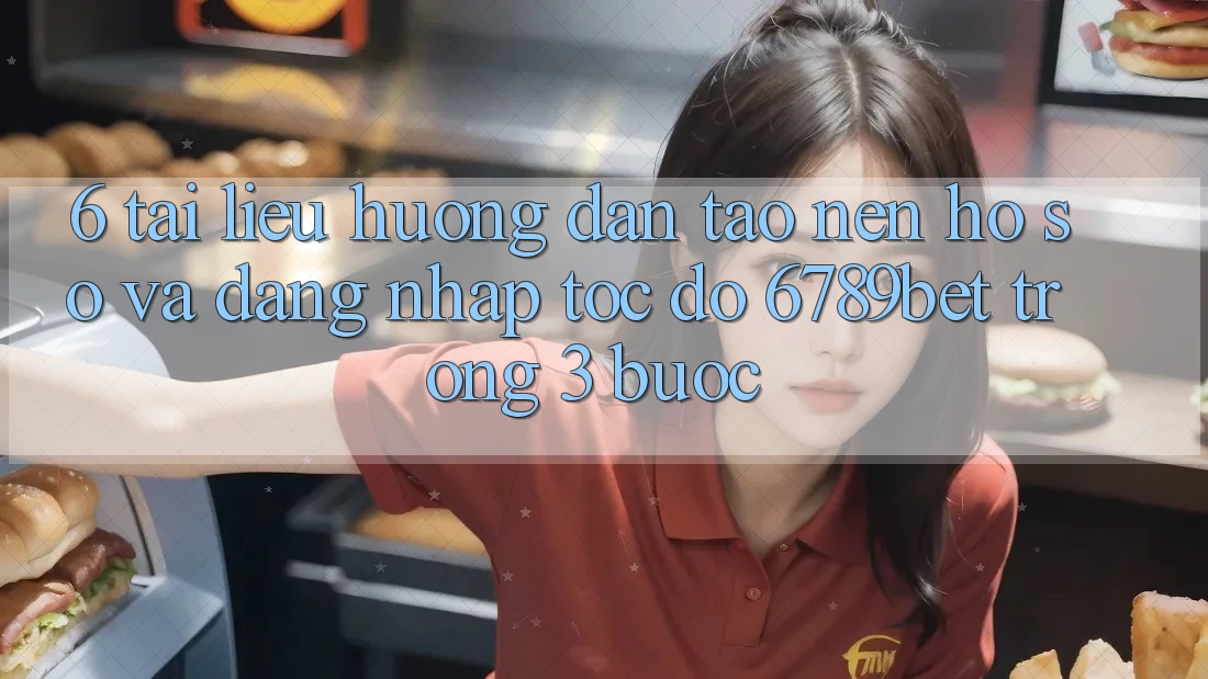 6. Tài liệu hướng dẫn Tạo nên hồ sơ và Đăng Nhập Tốc độ 6789bet Trong 3 Bước