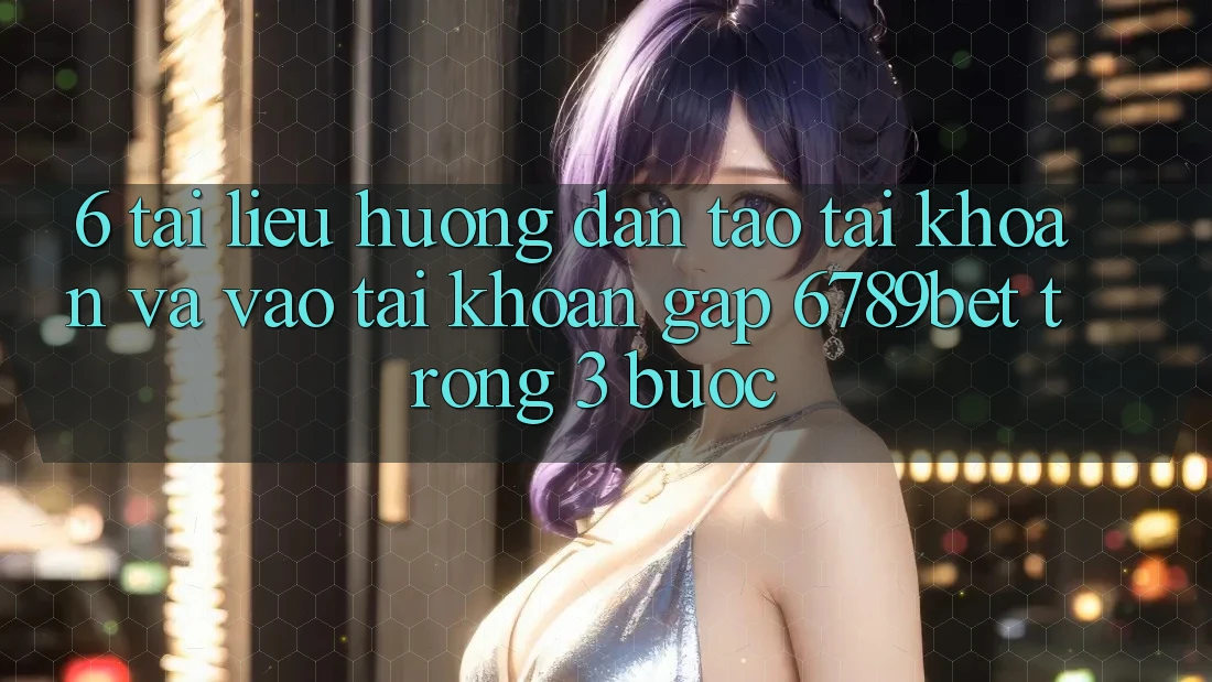 6. Tài liệu hướng dẫn Tạo tài khoản và Vào tài khoản Gấp 6789bet Trong 3 Bước