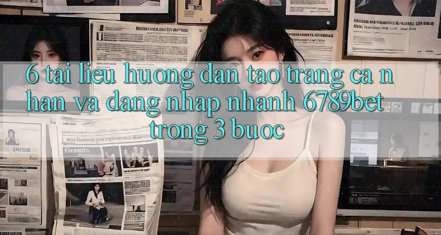 6. Tài liệu hướng dẫn Tạo trang cá nhân và Đăng Nhập Nhanh 6789bet Trong 3 Bước