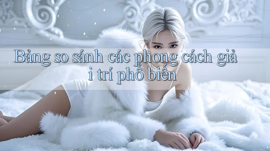 Bảng so sánh các phong cách giải trí phổ biến