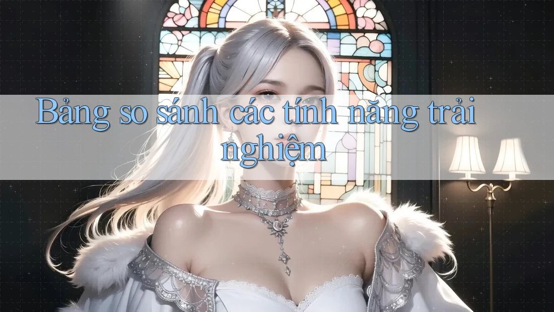 Bảng so sánh các tính năng trải nghiệm