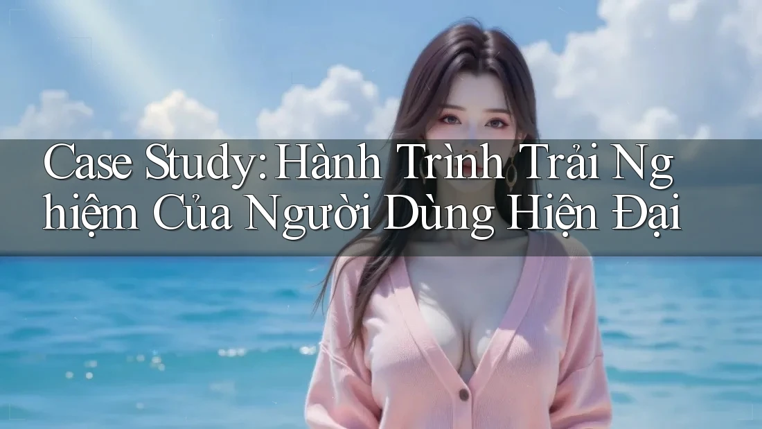 Case Study: Hành Trình Trải Nghiệm Của Người Dùng Hiện Đại
