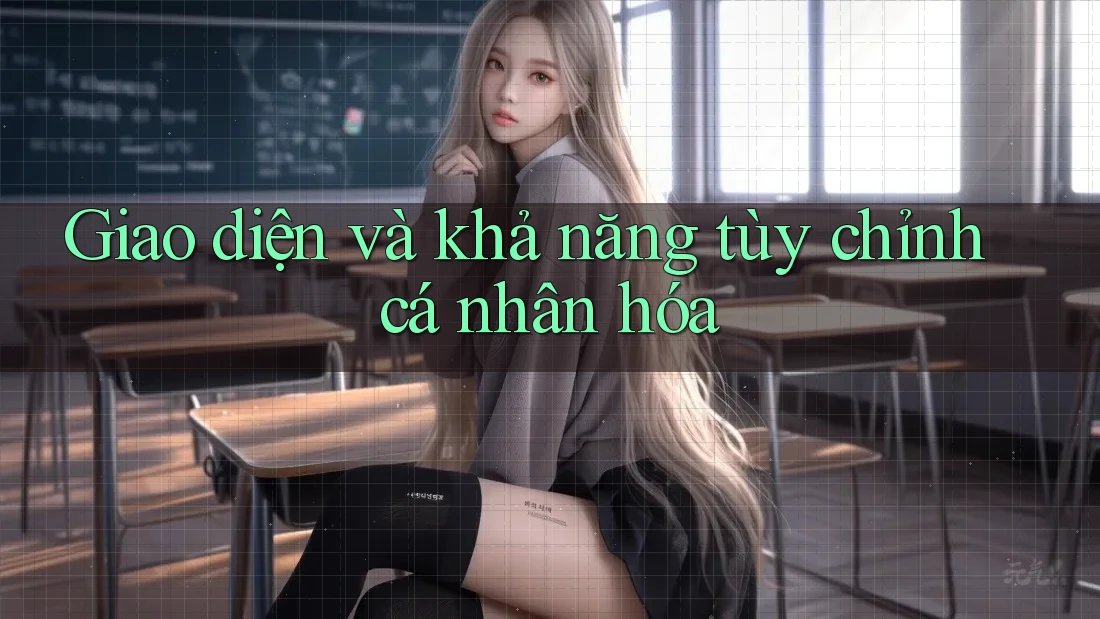 Giao diện và khả năng tùy chỉnh cá nhân hóa