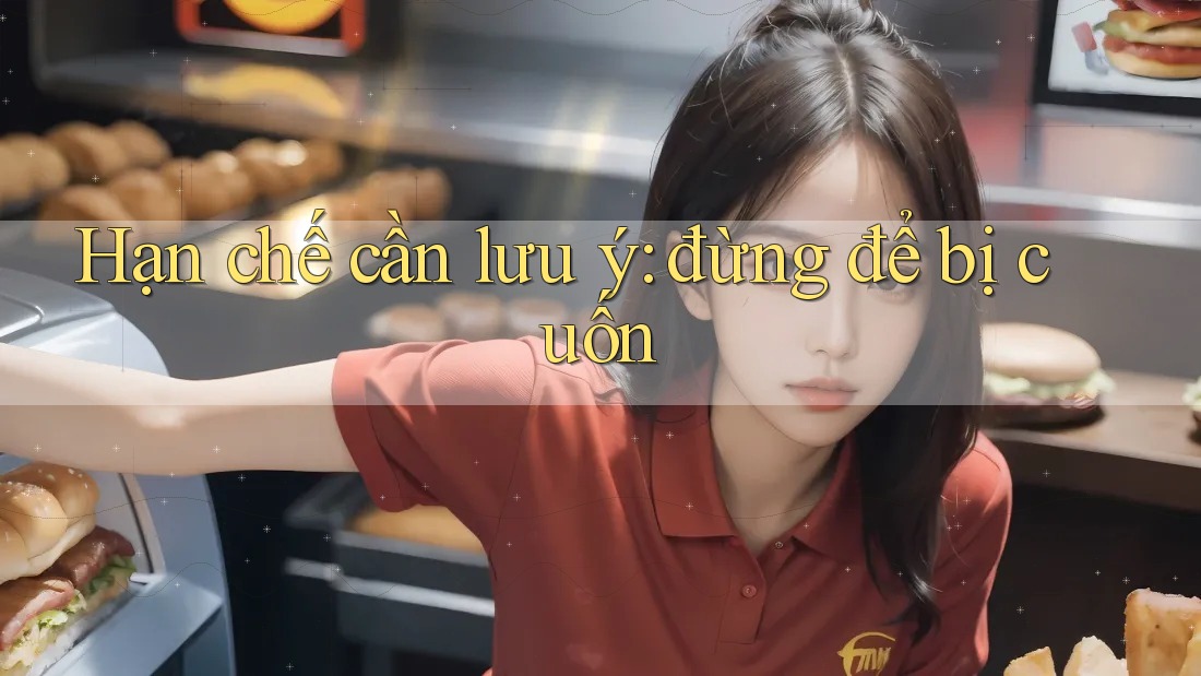 Hạn chế cần lưu ý: đừng để bị cuốn