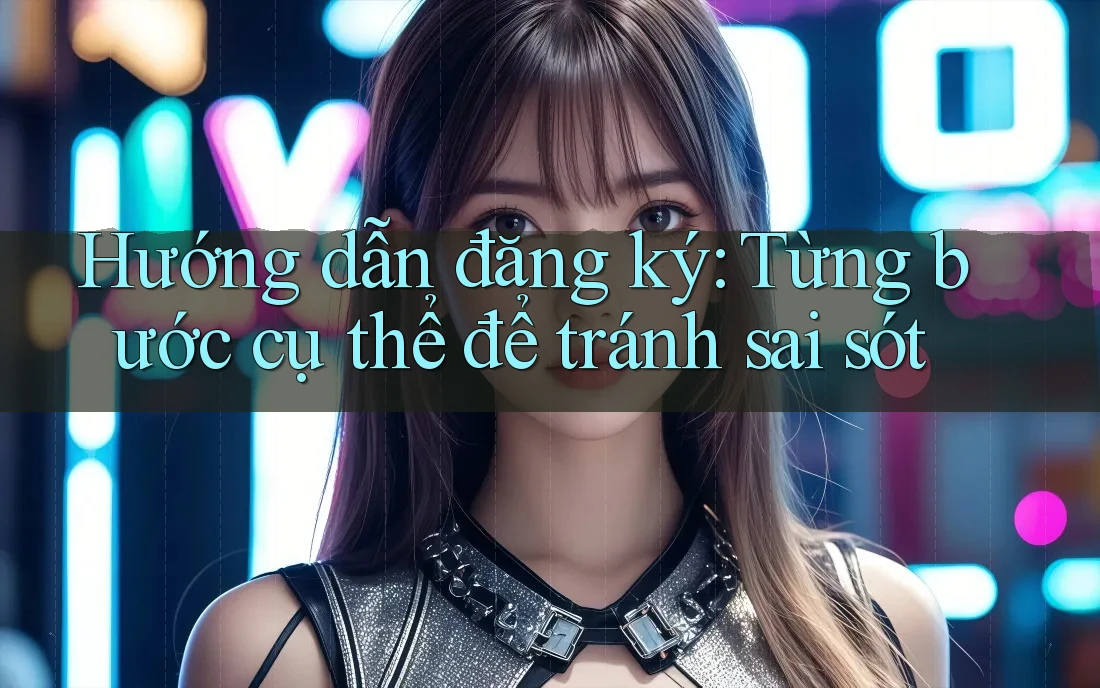 Hướng dẫn đăng ký: Từng bước cụ thể để tránh sai sót