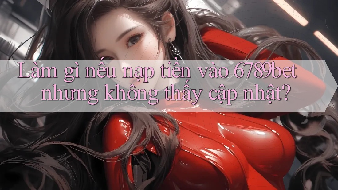 Làm gì nếu nạp tiền vào 6789bet nhưng không thấy cập nhật?