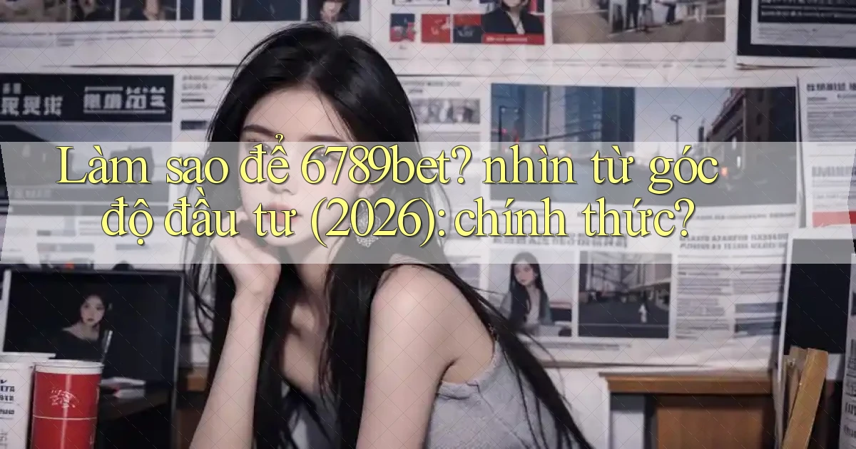 Làm sao để 6789bet nhìn từ góc độ đầu tư (2026) chính thức