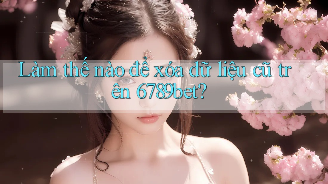 Làm thế nào để xóa dữ liệu cũ trên 6789bet? Làm thế nào để xóa dữ liệu cũ trên 6789bet?