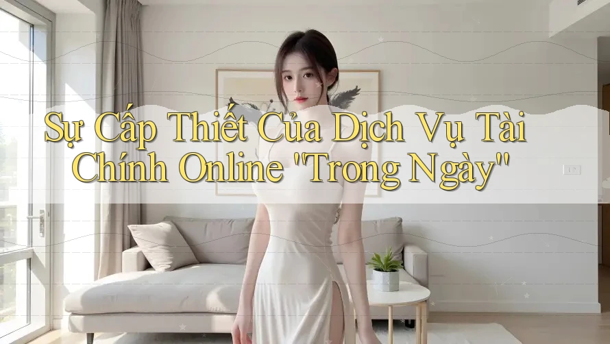 Sự Cấp Thiết Của Dịch Vụ Tài Chính Online “Trong Ngày”