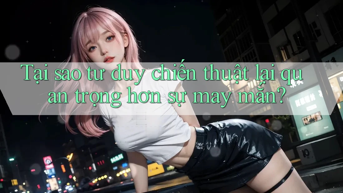 Tại sao tư duy chiến thuật lại quan trọng hơn sự may mắn?