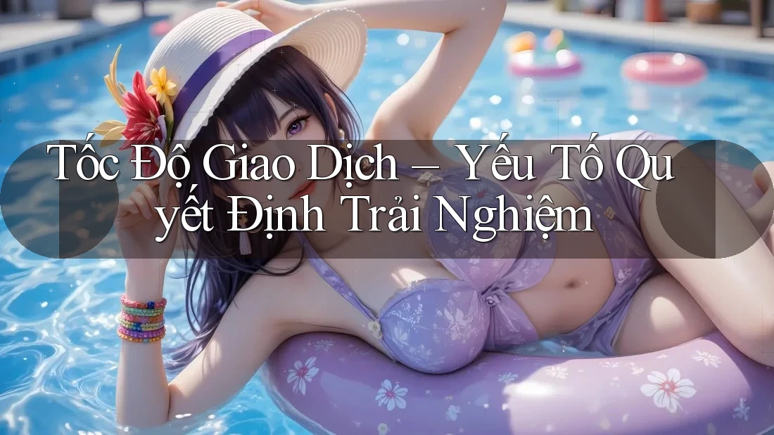 Tốc Độ Giao Dịch – Yếu Tố Quyết Định Trải Nghiệm