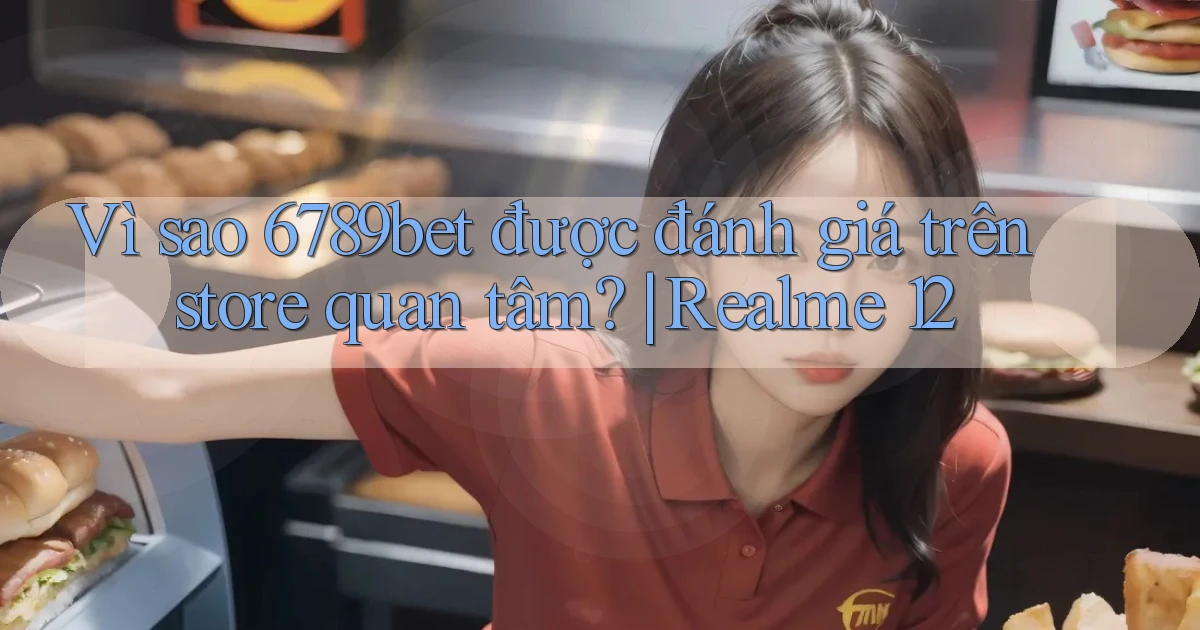 Vì sao 6789bet được đánh giá trên store quan tâm Realme 12