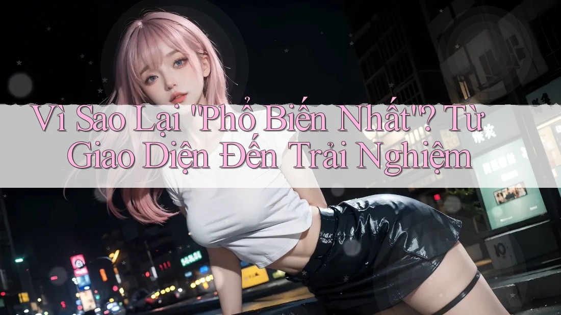 Vì Sao Lại “Phổ Biến Nhất”? Từ Giao Diện Đến Trải Nghiệm